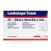 Leukotape Foam.: Lâmina de borracha-espuma recortable (caixa de 10 lâminas)